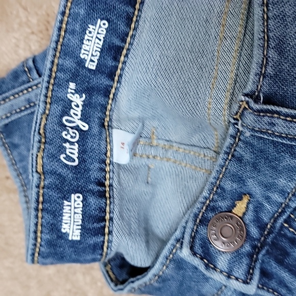 4/$15 Deal 🎉 Cat & Jack 👖 Skinny Stretch Jeans - Size 14 (Boys) - Picture 4 of 6